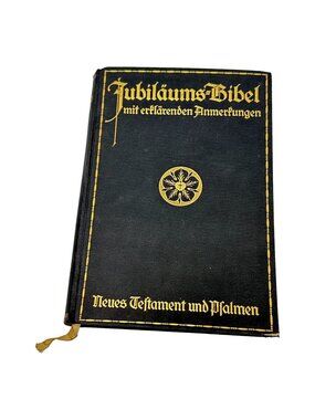 Jubilaums Bibel‎ Bible German 1930 Wedding New Testament HC German Weimer